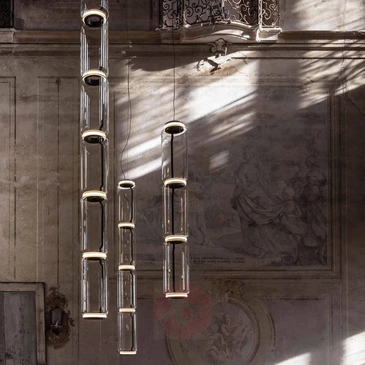 Lampe suspendue à LED en verre moderne Design italien
