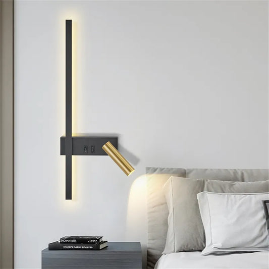 Applique murale LED nordique - Design moderne pour le salon et la chambre à coucher