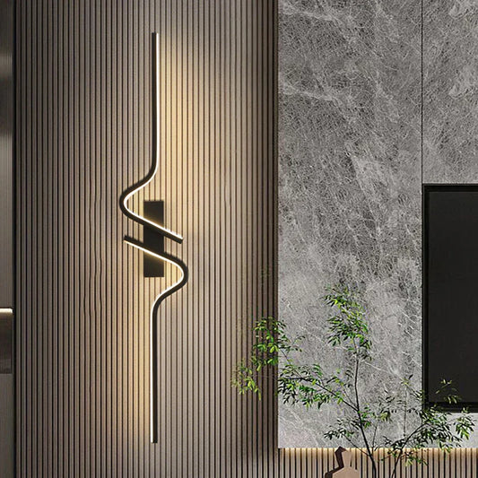 Applique murale LED moderne : design nordique élégant pour un éclairage intérieur élégant