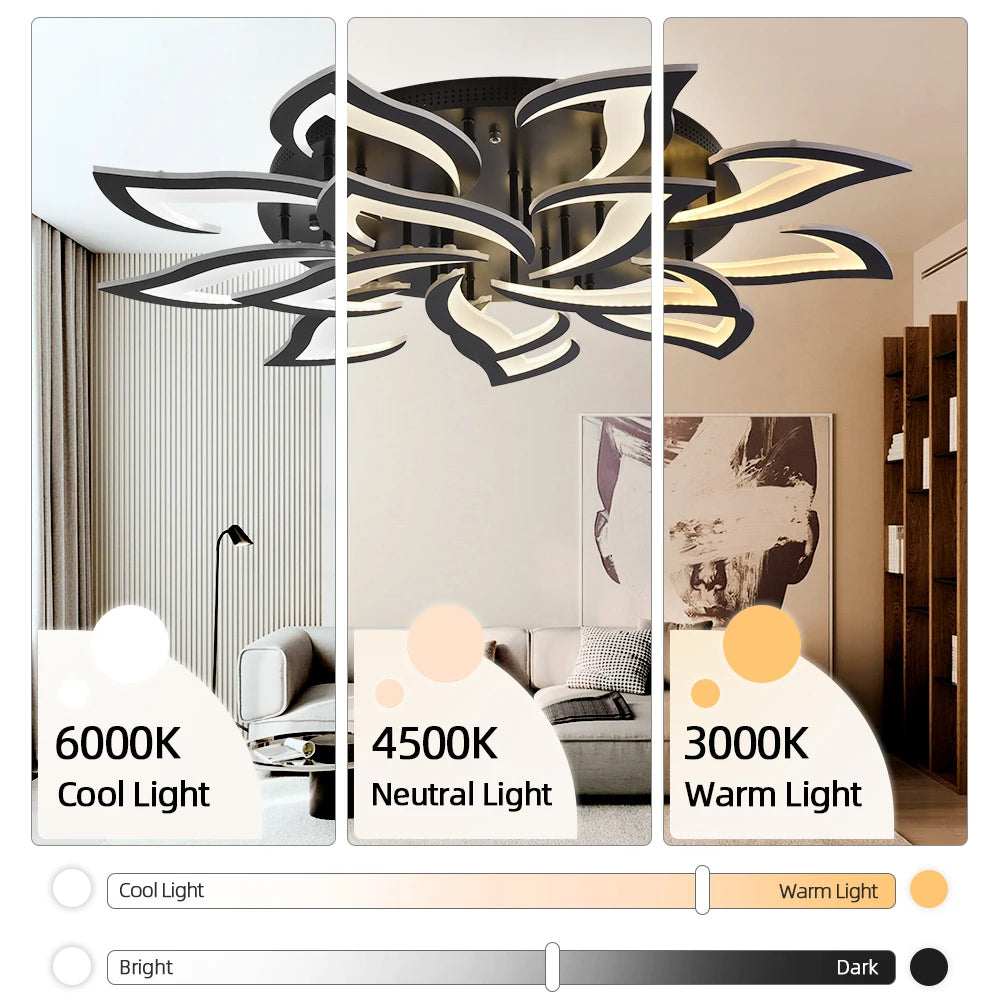 Plafonnier Lustre moderne