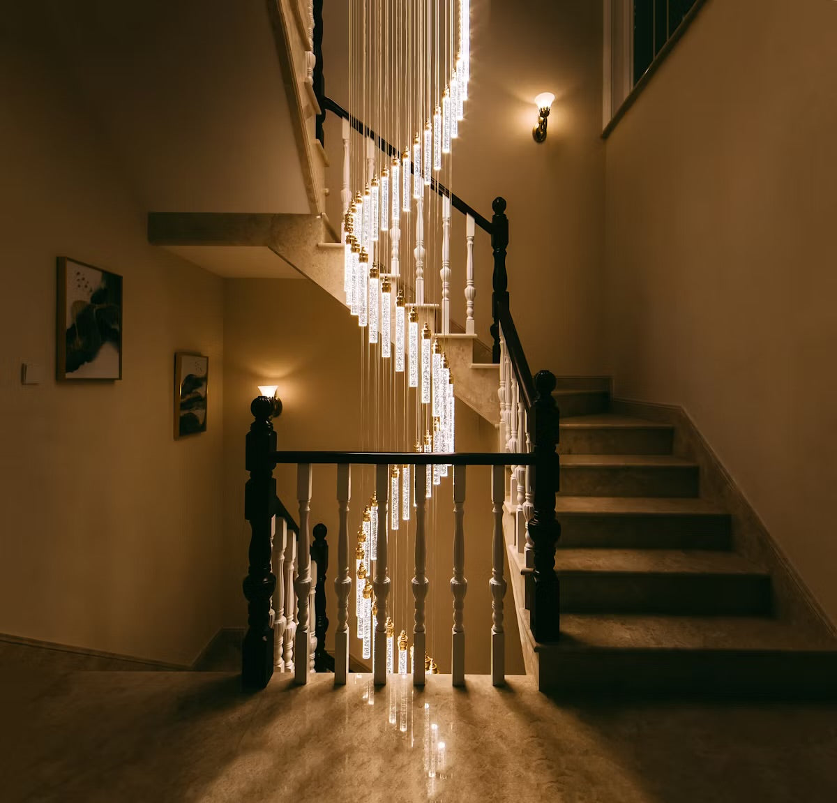 Lustres contemporains â Design luxueux et lumiĂšre raffinĂ©e | LUMZEN