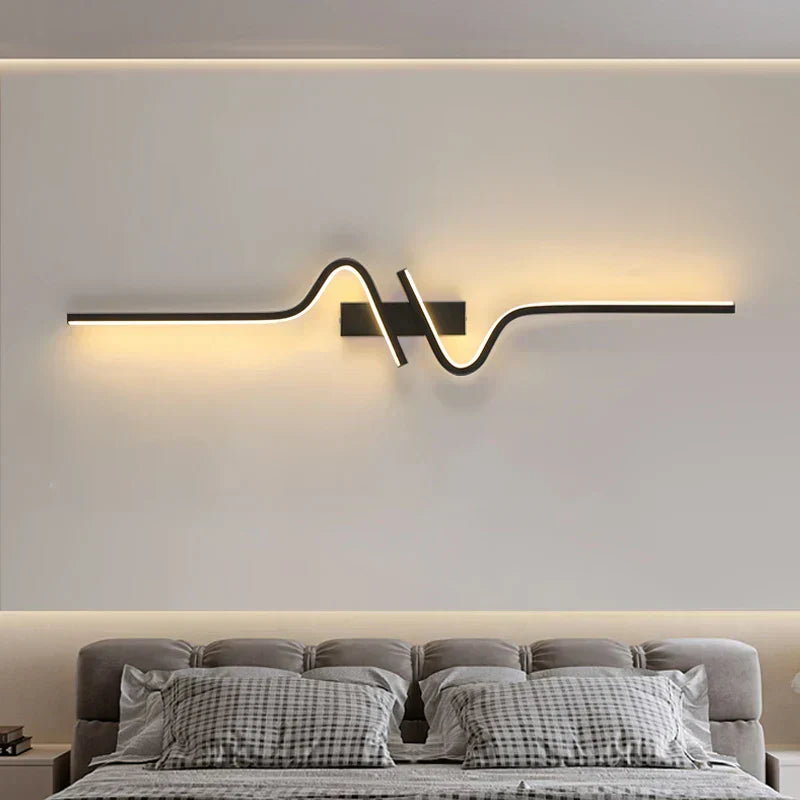 Applique murale LED moderne : design nordique élégant pour un éclairage intérieur élégant